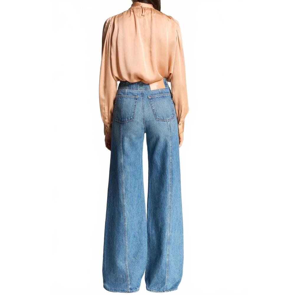 NEW ULLA JOHNSON the delphine high rise jean in danube - Picture 5 of 7